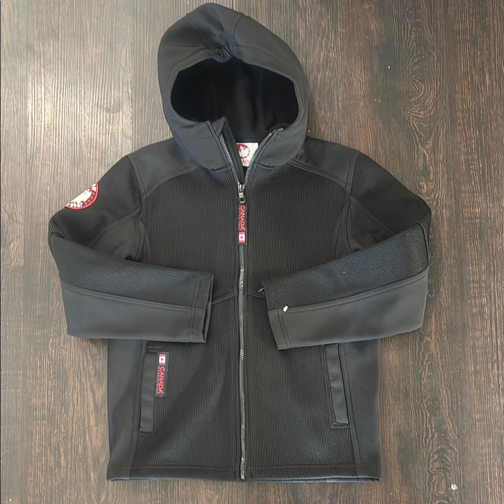 Canada Weathergear Black Hooded Jacket